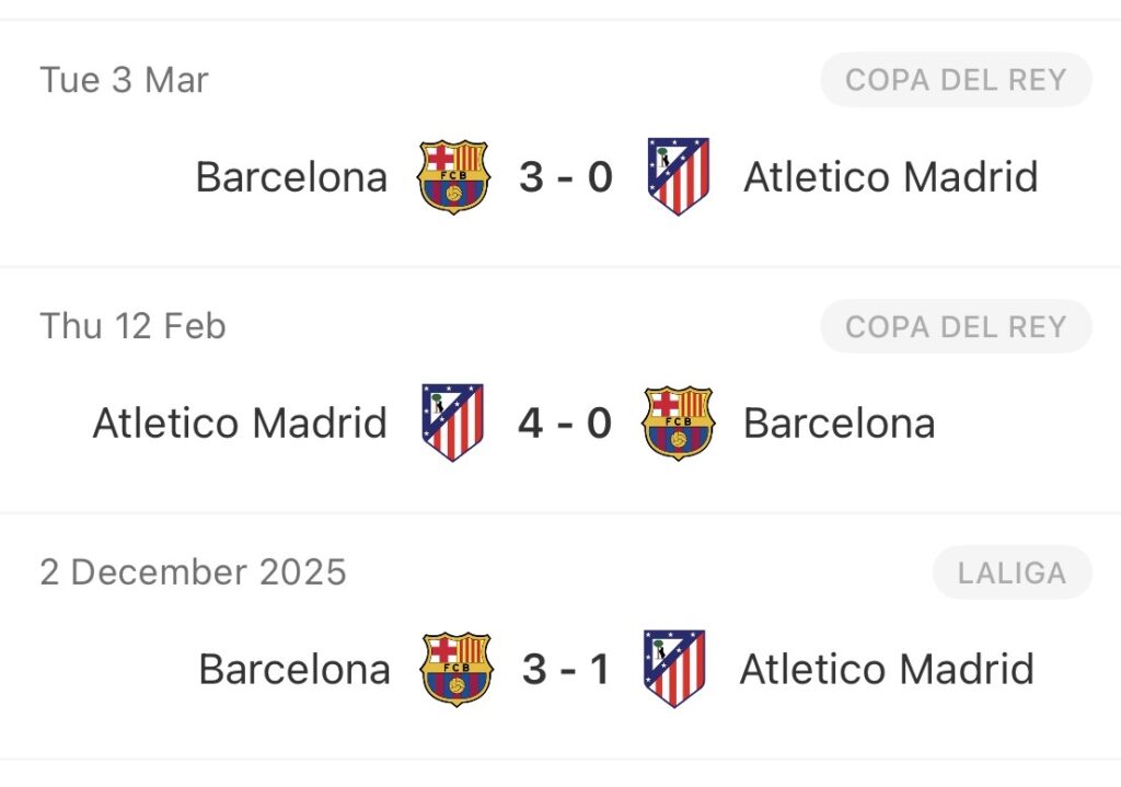 XZ – Atlético Madrid and Barcelona start a run of three meetings in 10 days